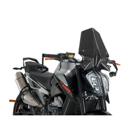Puig New Generation Screen To Suit KTM 790 Duke 18' C/Carbon Lo