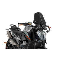 Puig New Generation Sport Screen To Suit  KTM 790 Duke/890 Duke R (Black)