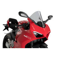 Puig R-Racer Screen To Suit Ducati Panigale V2/V4 (Smoke)