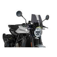Puig New Generation Sport Screen To Suit Husqvarna Vitpilen 701 2017 - Onwards (Dark Smoke)