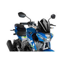 Puig New Generation Sport Screen To Suit Suzuki GSX-S125 2017 - Onwards (Black)