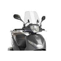 Puig Trafic Screen To Suit Peugeot Belville 125 (2017 - 2020) - Clear