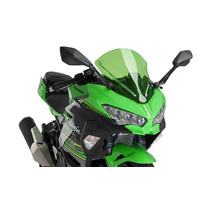 Puig Z-Racing Screen To Suit Kawasaki Ninja 400 2018 - Onwards (Green) 