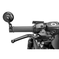 Puig Heritage Brake Lever To Suit Various Models (Black Lever, Silver Adjuster)