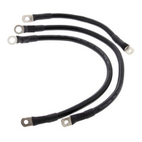 All Balls Racing Battery Cable Kit - Black. Fits FL '65-'79