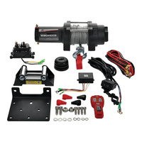 All Balls Racing  4 BOLT WINCH 3500LB with 39FT STEEL WIRE