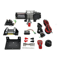 All Balls Racing  4 Bolt Winch 4500lb with 33ft Steel Wire