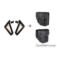 Custom Acces SET OF SADDLEBAGS MODEL IBIZA + UNIVERSAL HOLDER W