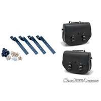 Custom Acces SET OF SADDLEBAGS MODEL SANT LOUIS WITH METAL BASE