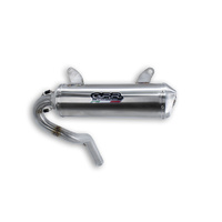 GPR Exhaust To Suit Can Am Outlander 570 XT / DPS / XMR 2017-2023, Satinox , Homologated legal slip-on exhaust including removable db killer, link pip