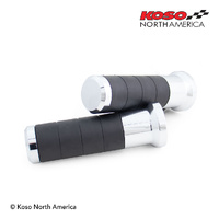 Koso TITAN | Heated Grips - chrome