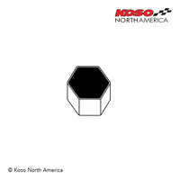 Koso REPLACEMENT INDICATOR LIGHT | for plug-in indicator kit - Black