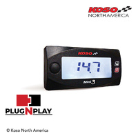Koso HONDA GROM - MINI 3 - AIR/FUEL RATIO METER