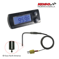 Koso EGT-01 | Single Exhaust Gas Temperature meter - With Fast-response Sensor