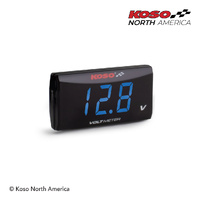 Koso SUPER SLIM BLUE- VOLT METER