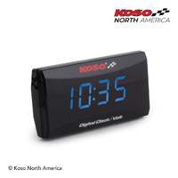 Koso SUPER SLIM STYLE | Clock & Volt Meter