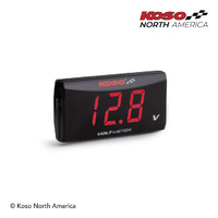 Koso SUPER SLIM RED - VOLT METER