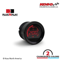 Koso HD-02OT HARLEY-DAVIDSON 2'' OIL TEMPERATURE - BLACK BEZEL