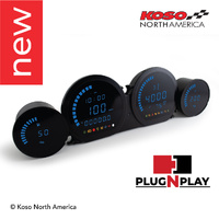 Koso HARLEY 4 PCS BLUE LED METERS 2014-2022