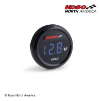 Koso I-GEAR | Volt meter - blue