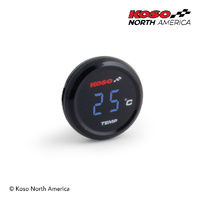 Koso I-GEAR TEMPERATURE METER - celcius - BLUE