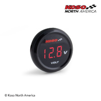 Koso I-GEAR VOLT METER - RED