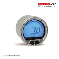 Koso DL-02R | Tachometer | for Harley-Davidson® - chrome