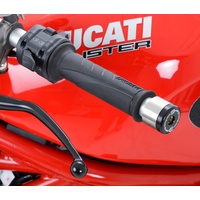 R&G Racing Bar End Sliders To Suit Renthal, LSL Bars And Some Ducati/KTM Models (Black)