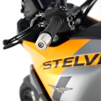 R&G Racing R&G Stainless Steel Bar Ends To Suit Moto Guzzi Stelvio '24-, V7 Stone '21-