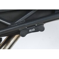 R&G Racing Rear Foot Rest Blanking Plates To Suit Triumph 675 Daytona (05 onwards)