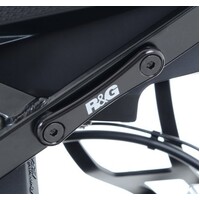 R&G Racing Rear Foot Rest Blanking Plate Kit To Suit BMW S1000XR '15-'19 & Trident 660 '21-, Daytona 660 '24-