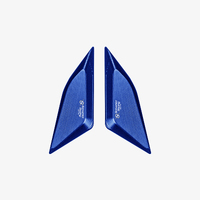 Bonamici Racing Aluminum Blocks mirror Ducati Panigale V2/V4 BLUE
