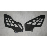 Racecon Carbon Fiber Rider Heel Guards To Suit BMW S 1000 RR 2009 - 2014