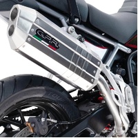 GPR Exhaust To Suit Bmw R 850 R -GS 1994-2002, Hyper Sonic Inox, Homologated legal slip-on exhaust including removable db killer and link pipe 