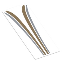 Pyramid Decal | Gold & Silver | Kawasaki Z 900 RS 2017>Current
