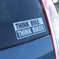 Pyramid Decals | Think Bike #1 | White