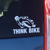 Pyramid Decals | Think Bike #2 | White
