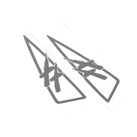 Pyramid Decal | Silver | Honda CBR 1100 XX Blackbird 1996>2007