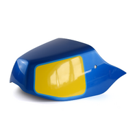 Pyramid Decals | Yamaha XSR 900 Seat Cowl Number Board Set | Blue & Yellow