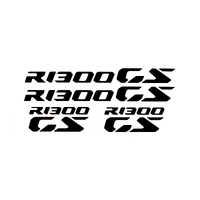 Pyramid Decals | BMW R 1300 GS Logo | Black | Set Of 4