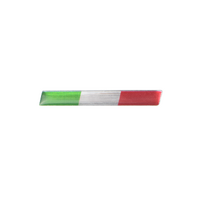 Pyramid Italian Flag Decal