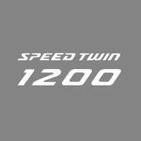 Pyramid Decals | White | Triumph Speed Twin 1200 Logo