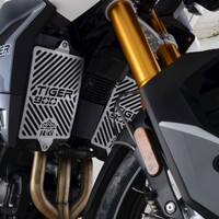 R&G Racing Branded Radiator Guards To Suit Triumph Tiger 900 GT/ Rally '20- & Tiger 850 Sport '21- (Pair)