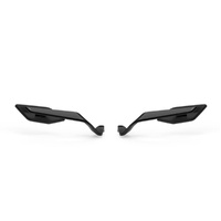 Rizoma BSN140B Stealth Max Mirror Set To Suit Naked Bikes (Pair, Black)
