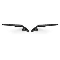 Rizoma Stealth Mirrors To Suit Yamaha YZF-R6 / YZF-R7 (Black)