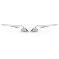 Rizoma Stealth Mirror Silver Pair