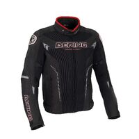Bering Mistral Jacket (Black, Red) [Size: 2XL]
