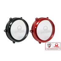 CNC Racing Clear oil bath clutch cover Ducati Multistrada V4 - Diavel V4 - Pramac Racing Limited Edition