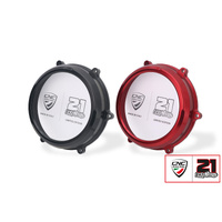 CNC Racing Clear oil bath clutch cover Ducati Panigale V4 - Troy Bayliss Limited Edition