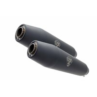 GPR Deeptone Black Cafè Racer Exhaust To Suit Suzuki Sv 650 - S (1999-2002)